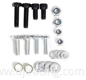 47" Coated Stainless Steel Racing Safety Seat Belt Across Rod Matte Black Harness Bar